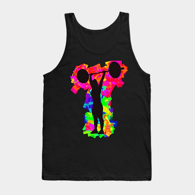 Female Body Builder Weight Lifter Tank Top by missdebi27